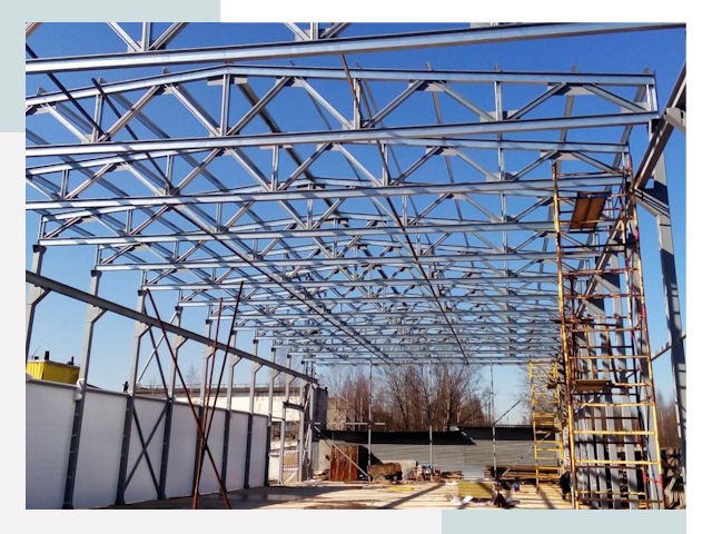 Строительство цехов в Пенза от 616 руб. под ключ