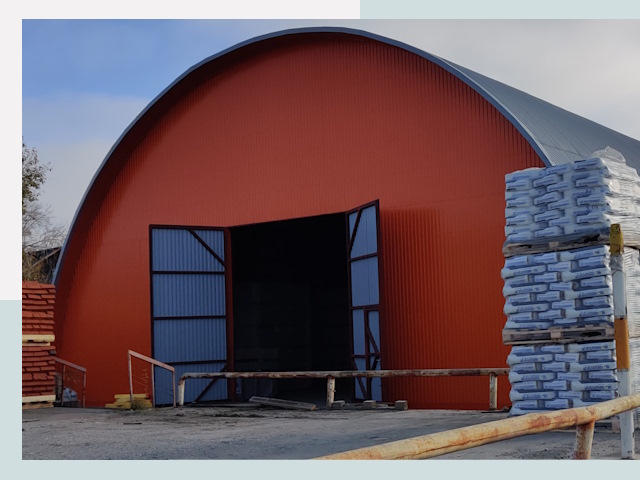 Полукруглые ангары по цене от 616 руб. в Пенза