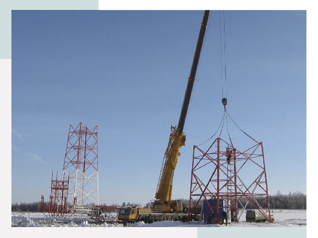 Монтаж вышек связи в Пензе