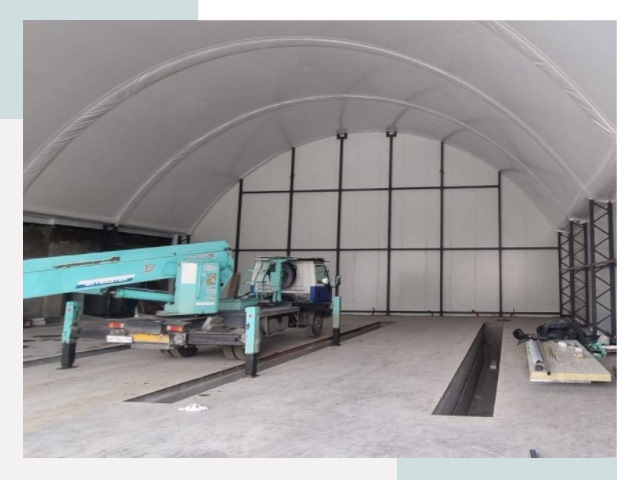 Внутреннее оснащение ангаров в Пензе