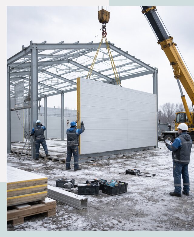 Строительство холодильных складов под ключ в Пензе