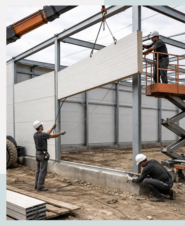 Строительство складов из сэндвич панелей в Пензе под ключ