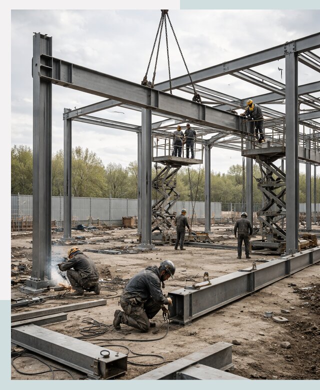 Строительство выставочных павильонов из металлоконструкций в Пензе