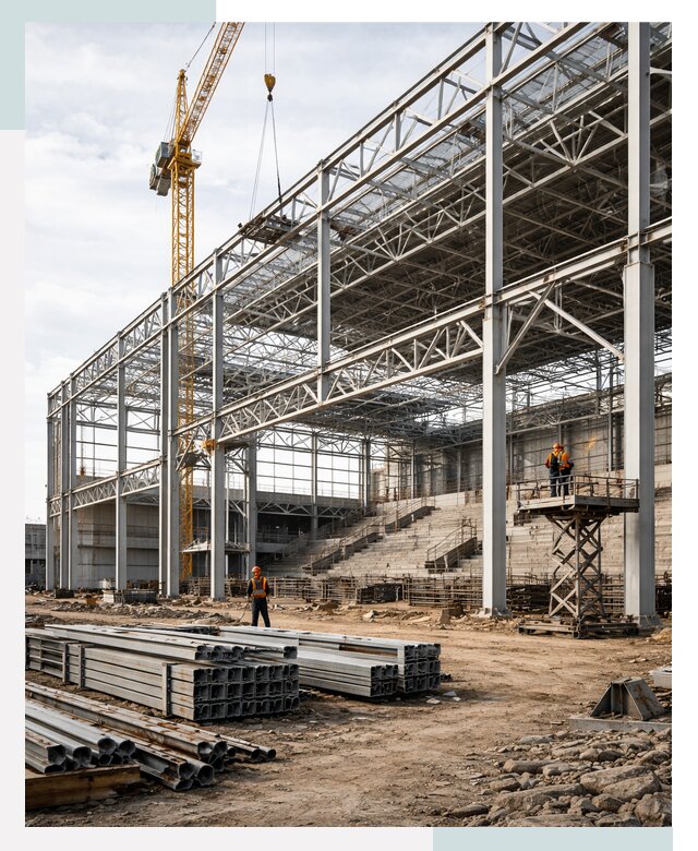 Строительство спортивных комплексов в Пензе от 30795 р. | СтальСтрой-Пнз