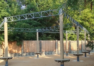 Терраса из металлоконструкций под ключ, проектирование, изготовление и монтаж от СтальСтрой-Пнз